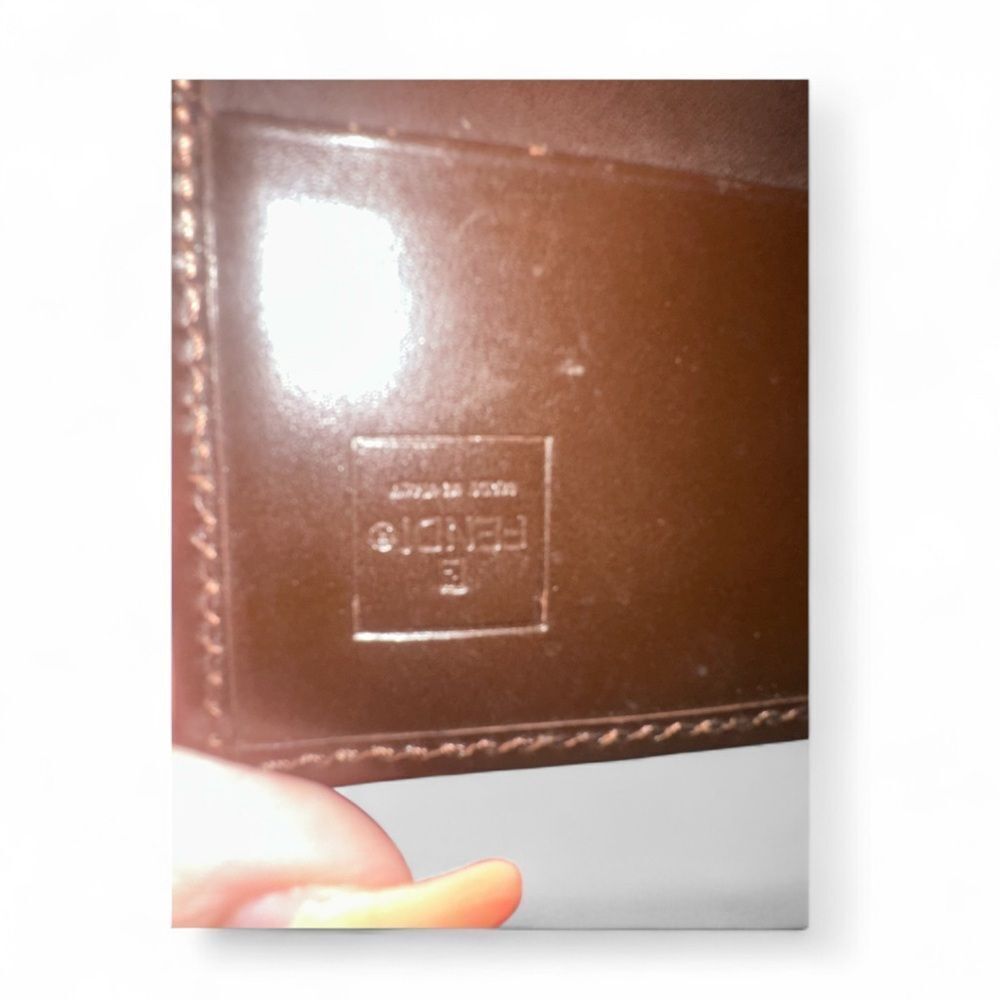Authentic Fendi Zucca continental Black and Brown Wallet - Picture 4 of 16